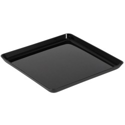 PLAT VITRINE EN ABS NOIR 223002NO L2G
