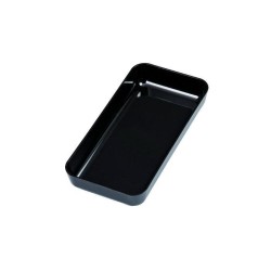 PLAT VITRINE EN ABS NOIR 233001NO L2G