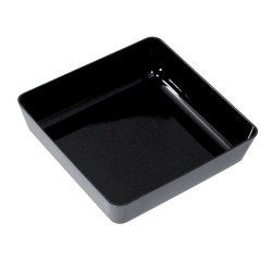 PLAT VITRINE EN ABS NOIR 233010NO L2G