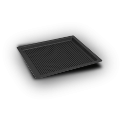 PLAQUE DE CUISSON ALU TEFLONNEE, FOND NERVURE  23733-GRILL L2G