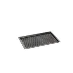 PLAQUE DE CUISSON ALU TEFLONNEE, FOND NERVURE  25333-GRILL L2G