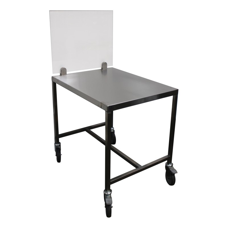 TABLE SUPPORT TRANCHEUR INOX 304 DESSUS EP.15/10 26042 L2G TABLE SUPPORT TRANCHEUR INOX 304 DESSUS EP.15/10 26042 L2G