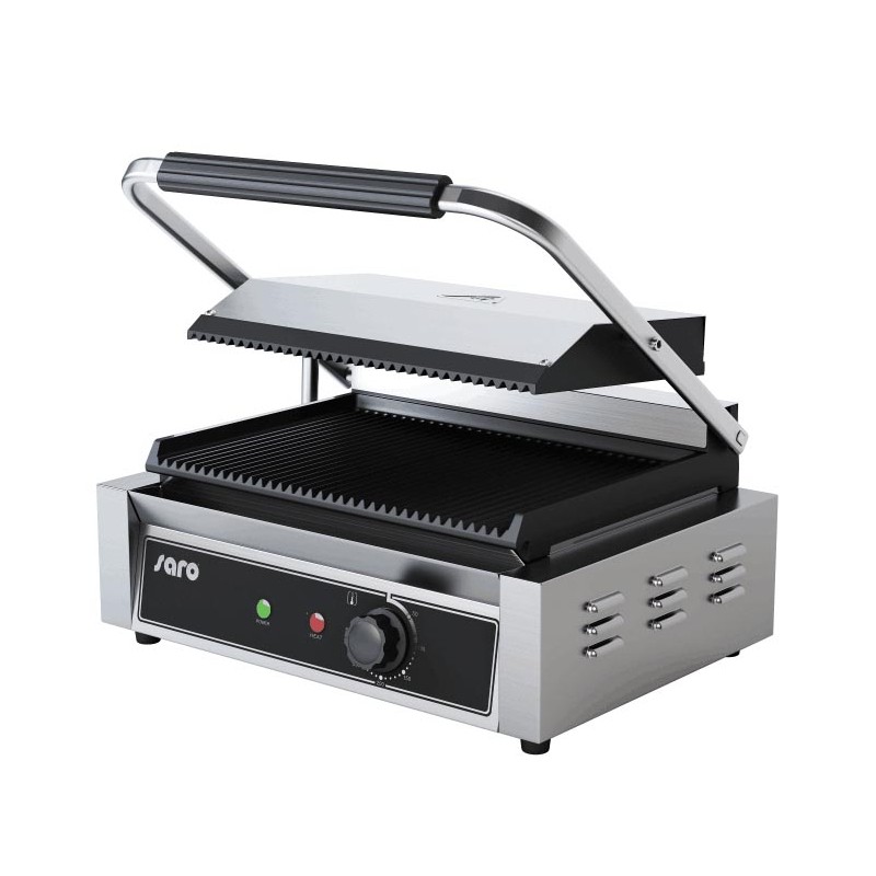 GRILL PANINI 1 PLAQUE RAINUREE DESSUS/DESSOUS EN 263655 L2G GRILL PANINI 1 PLAQUE RAINUREE DESSUS/DESSOUS EN 263655 L2G