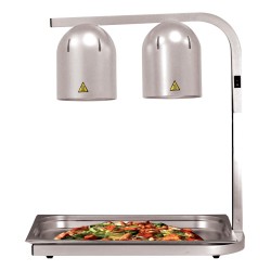 CHAUFFE PLATS 2 LAMPES INFRAROUGES, CONSTRUCTION 273906 L2G