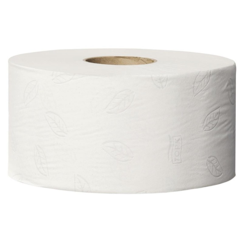 Papier toilette 2 plis Mini Jumbo Tork 170m (Lot de 12) CL126 Tork Papier toilette 2 plis Mini Jumbo Tork 170m (Lot de 12) CL126 Tork
