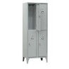 ARMOIRE VESTIAIRE MULTICASES, 2 COLONNES 4 CASES 2C-4CA L2G