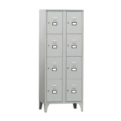 ARMOIRE VESTIAIRE MULTICASES, 2 COLONNES 8 CASES 2C-8CA L2G