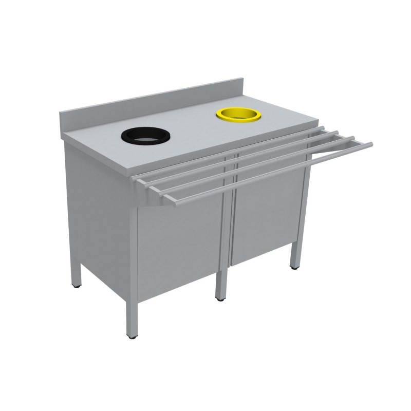 MEUBLE DE TRI INOX 304, 2 PORTES, AVEC 2TVO-MTRI126-RPB L2G MEUBLE DE TRI INOX 304, 2 PORTES, AVEC 2TVO-MTRI126-RPB L2G