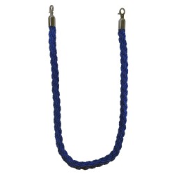 CORDON TRESSE SYNTHETIQUE BLEU L-1500 MM AVEC 2X608A+607/4 L2G