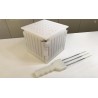 BROCHETEUR MANUEL, CUBE DE 22X22 MM, 49 BROCHETTES 31514 L2G