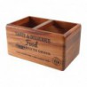 Rangement de table en acacia avec ardoise T&G Woodware Food Glorious Food CL179 T&G Woodware