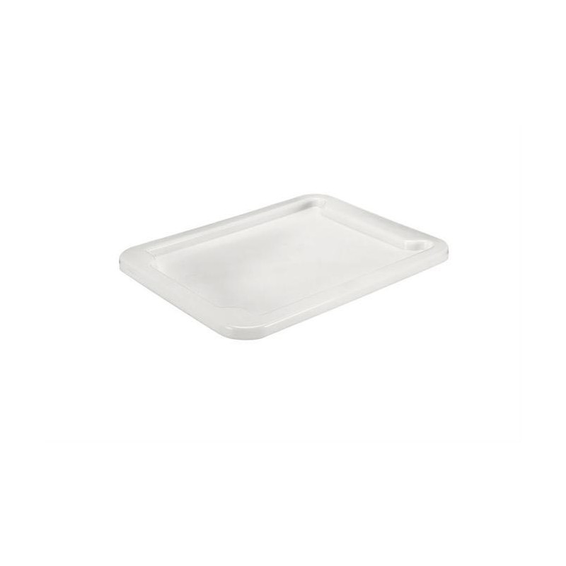 COUVERCLE EN HDPE COULEUR BLANCHE POUR BAC 3177 L2G COUVERCLE EN HDPE COULEUR BLANCHE POUR BAC 3177 L2G