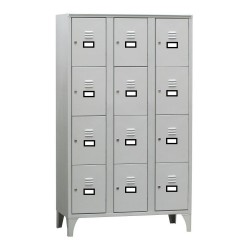 ARMOIRE VESTIAIRE MULTICASES, 3 COLONNES 12 CASES 3C-12CA L2G