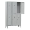ARMOIRE VESTIAIRE MULTICASES, 3 COLONNES 6 CASES 3C-6CA L2G