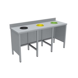 MEUBLE DE TRI INOX 304, SANS PORTE, SANS 3TVO-MTRI186 L2G
