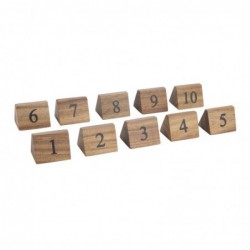 Numéros de table en bois Olympia 1 à 10 CL392 Olympia