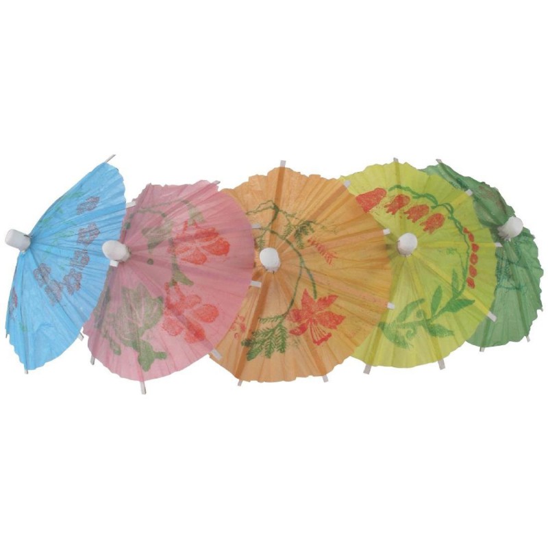 Parasols en papier de différentes couleurs (Lot de 144) CL443 Fiesta Parasols en papier de différentes couleurs (Lot de 144) CL443 Fiesta
