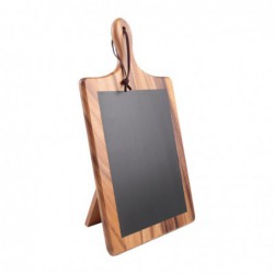 Planche en acacia et ardoise avec support T&G Woodware CL485 T&G Woodware