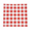 Papier ingraissable vichy rouge 250x250mm lot de 200 CL657 Chevler