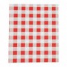 Papier ingraissable vichy rouge 310x380mm lot de 200 CL659 Chevler