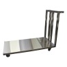 CHARIOT PLATEFORME INOX 304, PLATEAU PLEIN 410103 L2G