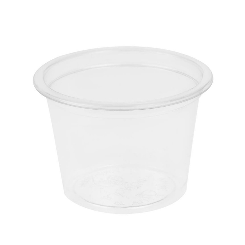 Pots à sauce PLA compostables Vegware 28ml (x5000) CL681 Vegware Pots à sauce PLA compostables Vegware 28ml (x5000) CL681 Vegware
