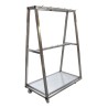 CHARIOT DETAILLAGE INOX 304, 2 NIVEAUX DE BARRE 430601 L2G