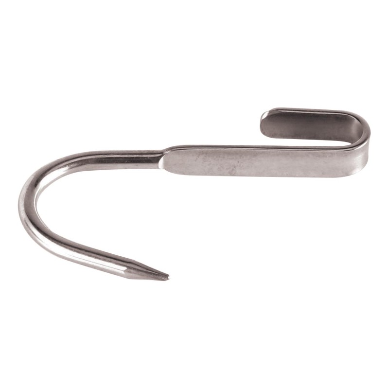 CROCHET COULISSANT INOX 304 POUR BARRE LISSE 03441 L2G CROCHET COULISSANT INOX 304 POUR BARRE LISSE 03441 L2G