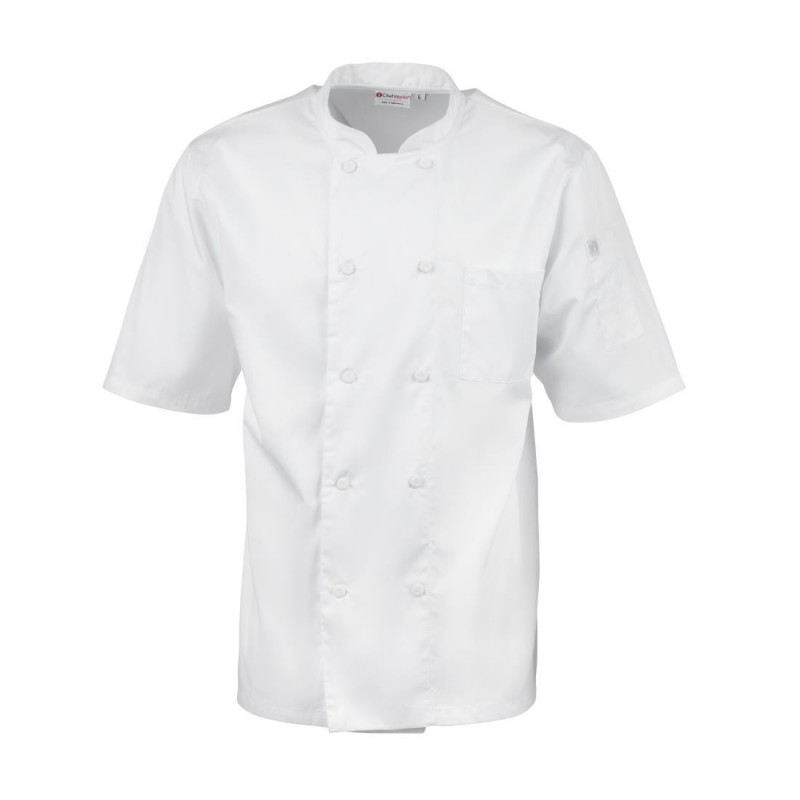Veste de cuisine mixte blanche Chef Works Montreal Cool Vent L A914-L Chef Works Veste de cuisine mixte blanche Chef Works Montreal Cool Vent L A914-L Chef Works
