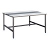 TABLE DECOUPE MIXTE FACE A FACE, CHASSIS INOX 304, 120901 L2G
