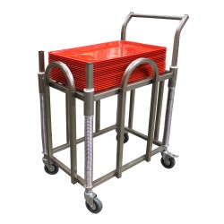 CHARIOT INOX 304 A NIVEAU CONSTANT 460301 L2G