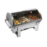 CHAFING DISH GN1/1 CHROME, COUVERCLE ROLL TOP 470206 L2G