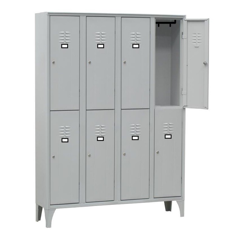 ARMOIRE VESTIAIRE MULTICASES, 4 COLONNE 8 CASES 4C-8CA L2G