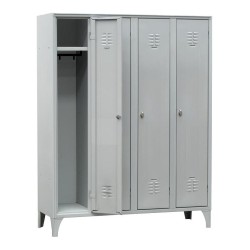 VESTIAIRE INDUSTRIE PROPRE ACIER SUR PIEDS, 4C-IP L2G