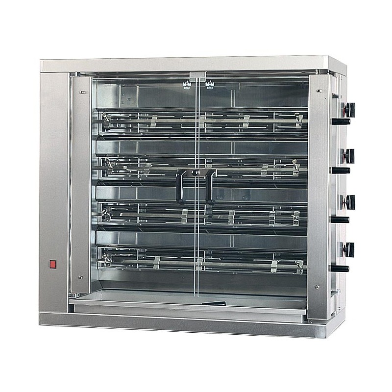 ROTISSOIRE ELECTRIQUE INOX 4 BROCHES EN V 4EE L2G ROTISSOIRE ELECTRIQUE INOX 4 BROCHES EN V 4EE L2G