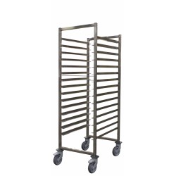 ECHELLE SOUDEE INOX A GLISSIERES 600X400MM 4RCI-SCH6040-10 L2G