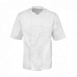 Veste de cuisine mixte blanche Chef Works Montreal Cool Vent M A914-M Chef Works