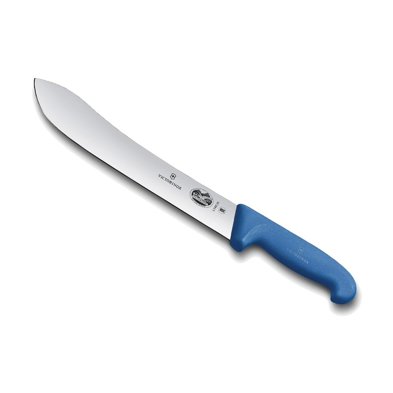 COUTEAU BOUCHER VICTORINOX MANCHE BLEU SURMOULE 5.7402.25 L2G COUTEAU BOUCHER VICTORINOX MANCHE BLEU SURMOULE 5.7402.25 L2G