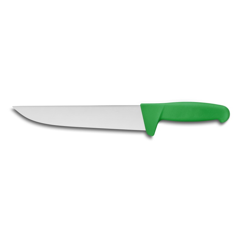 COUTEAU DE BOUCHER MANCHE SURMOULE VERT 5010-25 L2G COUTEAU DE BOUCHER MANCHE SURMOULE VERT 5010-25 L2G