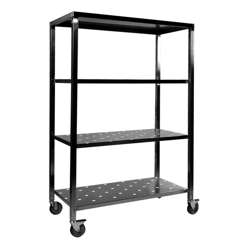 CHARIOT DE REMBALLE 4 NIVEAUX PERFORES 52315 L2G CHARIOT DE REMBALLE 4 NIVEAUX PERFORES 52315 L2G