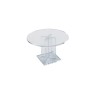 PIED DE PRESENTATION ROND TRANSPARENT EN PLEXI 5355 L2G