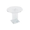 PIED DE PRESENTATION ROND TRANSPARENT EN PLEXI 5356 L2G