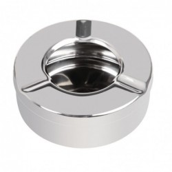 Cendrier inox antivent Olympia 90mm (lot de 6) CM368 Olympia
