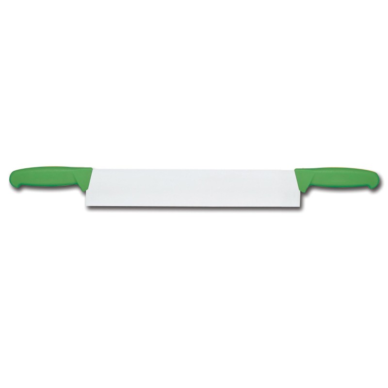 COUTEAU A FROMAGE 2 MAINS MANCHES SURMOULES VERTS 5395-40 L2G COUTEAU A FROMAGE 2 MAINS MANCHES SURMOULES VERTS 5395-40 L2G