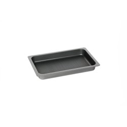 PLAQUE DE CUISSON ALU TEFLONNEE, FOND NERVURE  55333-GRILL L2G