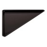 PLAT PLEXIGLAS NOIR TRIANGLE 270/270X365X17MM 5639N L2G