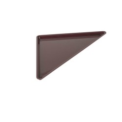 PLAT PLEXIGLAS NOIR TRIANGLE 400/400X565X17MM 5640N L2G