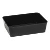 PLAT DE PRESENTATION MELAMINE NOIR 568408 L2G