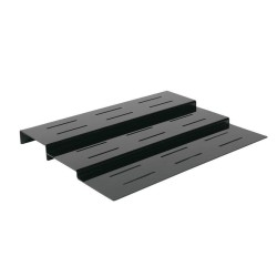 ESCALIER 3 MARCHES PLEXIGLAS NOIR 6824N L2G