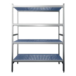 RAYONNAGE ALUMINIUM ECO 4 NIVEAUX, CLAYETTES 7954N465C L2G